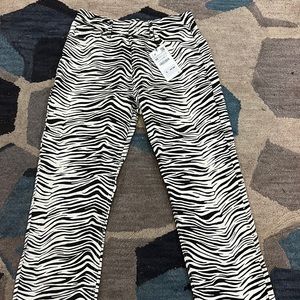 Black and white jeans never worn from Zara